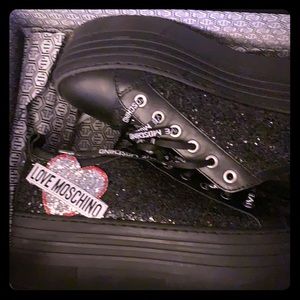 Love moschino platform sneakers